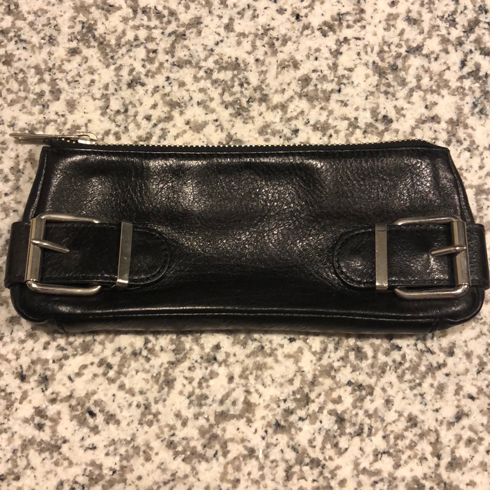 Small Banana Republic black clutch